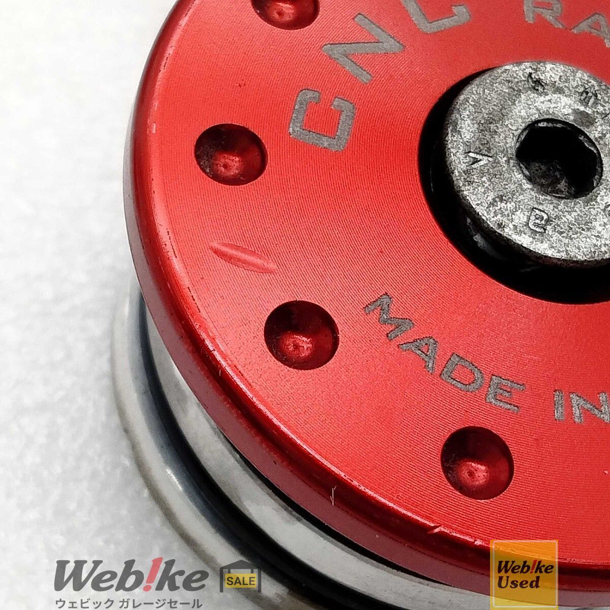 CNC Racingフロントアクスルプロテクター レッド1098⁄1299 ディアベル