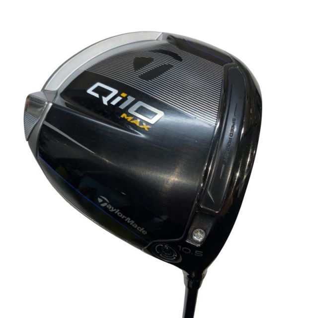 【中古】 テーラーメイド Qi10 MAX 10.5° ドライバー DR 純正特注シャフト (フレックスX) メンズ 男性用 右利き 右用 Cランク ゴルフクラブ