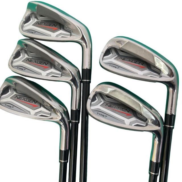 【中古】 ゴルフパートナー NEXGEN(2019) 5S アイアンセット IR NEXGEN E.I.F(BK) JI-895-8 (フレックスその他) メンズ 男性用 右利き 右用 Cランク ゴルフクラブ