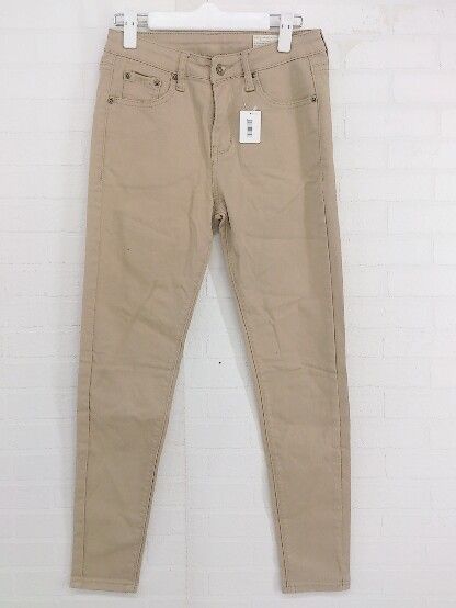 ◇ antiqua patterntorso アンティカ パターントルソ デニム パンツ サイズXS ライトブラウン系 レディース P 【中古】 【1208260007343】