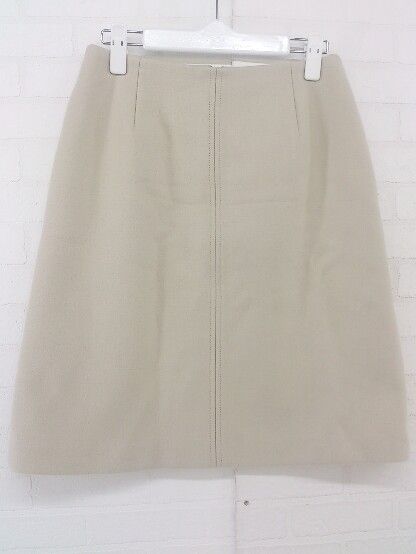 ◇ IENA イエナ ウール 膝丈 台形 スカート サイズ36 ベージュ レディース P 【中古】 【1208260005486】
