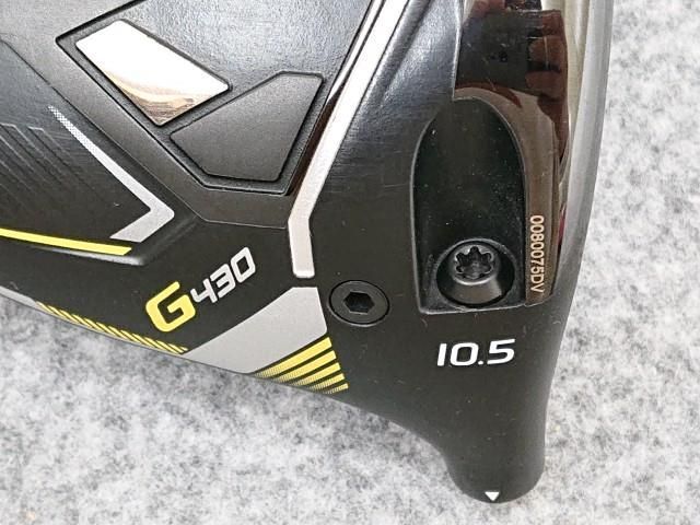 ピン PING G430 MAX ドライバー 1w 10.5° ヘッド単品 中古 中古】 美品！ PING ピン G430 MAX マックス 10.5° ドライバー ヘッド