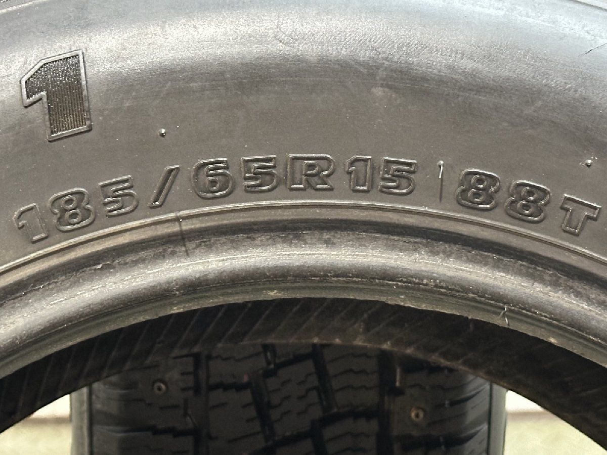 HANKOOK ZOVAC HPW 401 185/65R15 15インチ スパイクタイヤ 2本 バリ溝 マカロニピン ノート デミオ フリード MAZDA2等　(KTD752)