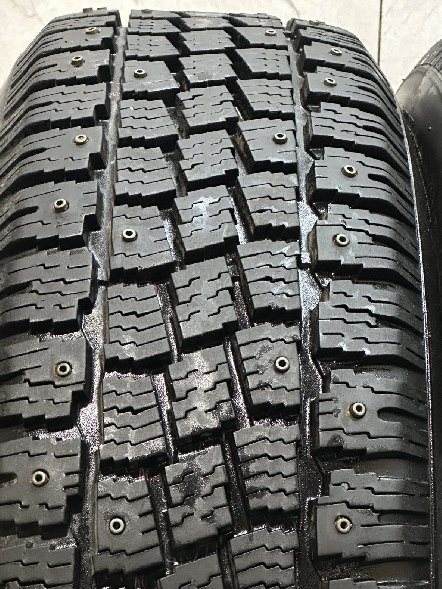 HANKOOK ZOVAC HPW 401 185/65R15 15インチ スパイクタイヤ 2本 バリ溝 マカロニピン ノート デミオ フリード MAZDA2等　(KTD752)