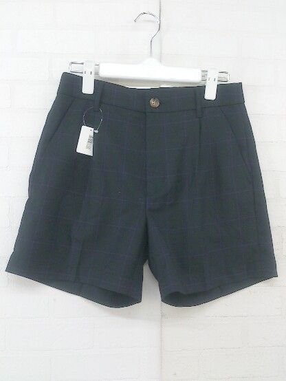 ◇ Ray BEAMS レイビームス チェック ショート パンツ サイズ0 ネイビー マルチ レディース P 【中古】 【1208270002642】