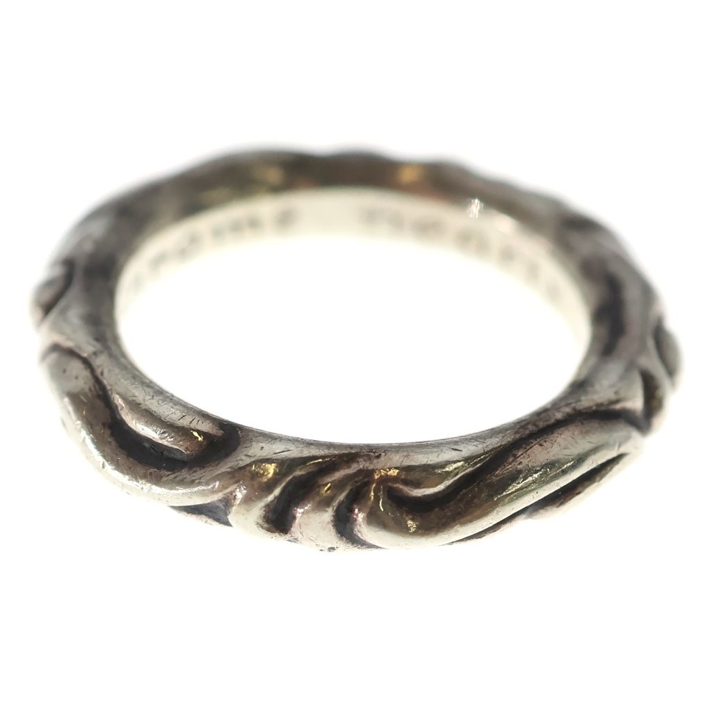 CHROME HEARTS (クロムハーツ) SCRL BAND スクロールバンド リング シルバー BCA351