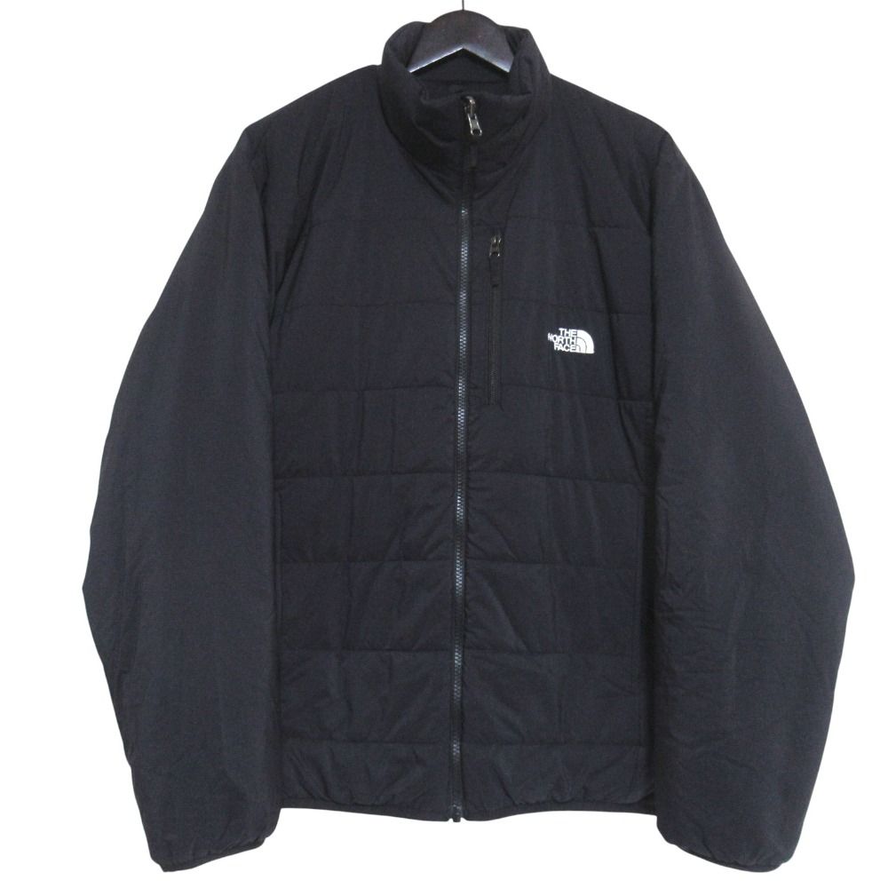 美品 THE NORTH FACE ノースフェイス ライトライダージャケット ナイロン パテッドジャケット NY82554 Mサイズ ブラック メンズ 古着 中古 USED