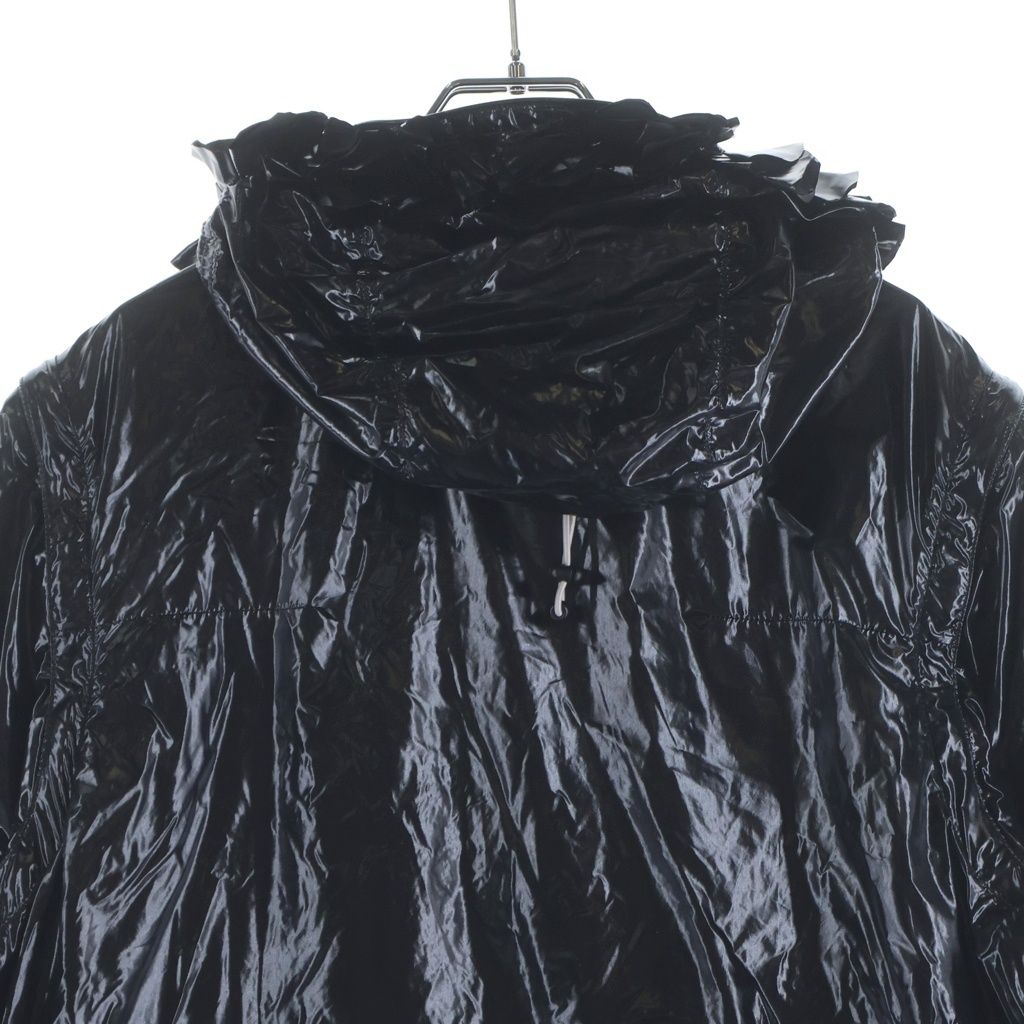 MASU (エムエーエスユー) 23SS DANCING ANORAK MMSS-BL0523 ダンシングアノラック ジップアップ ナイロン フーディパーカー ブラック