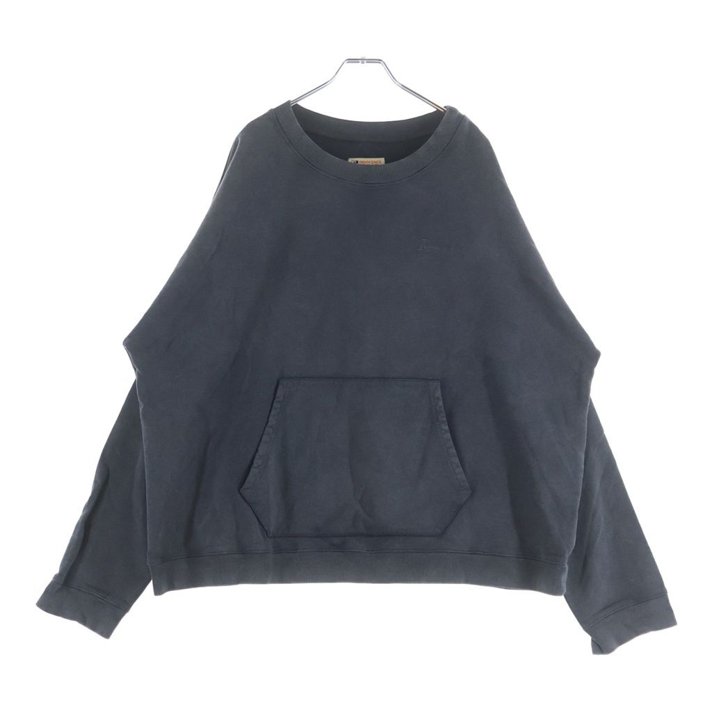 Innocence NYC (イノセンス) 22SS ワンポイントロゴ刺繍クロップドスウェットトレーナー グレー ICN-22SS-SWT002