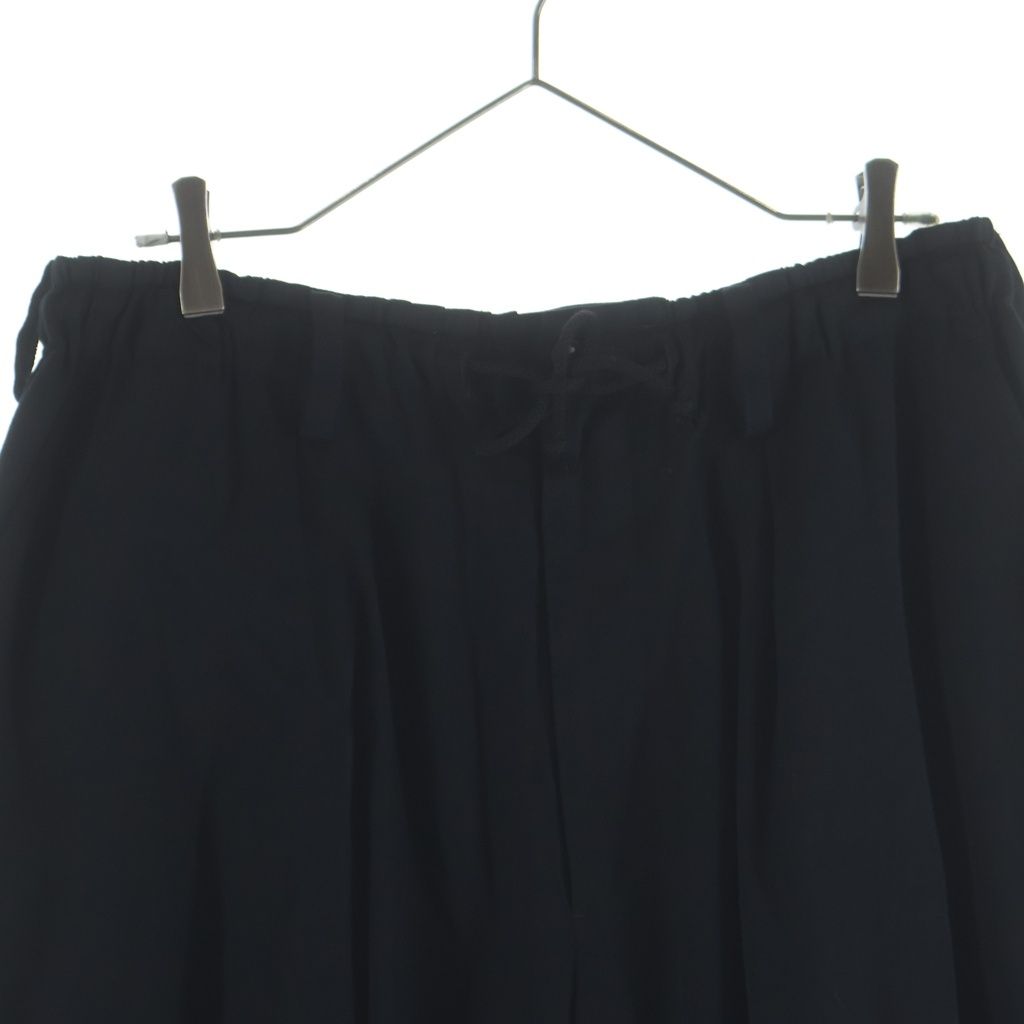 Yohji Yamamoto POUR HOMME ヨウジヤマモト プールオム 19AW KARASU PANTS タックデザイン カラスパンツ ショーツ ブラック HC-P79-223 メンズ Yohji Yamamoto POUR HOMME (ヨウジヤマモト プールオム) 19AW