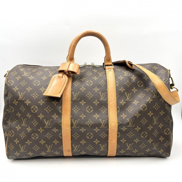 LOUIS VUITTON（ルイヴィトン）キーポル50 バンドリエール ヴィンテージ ボストンバッグ 旅行バッグ モノグラム キャンバス 2WAY ゴールド金具 レディース メンズ M41416【中古】