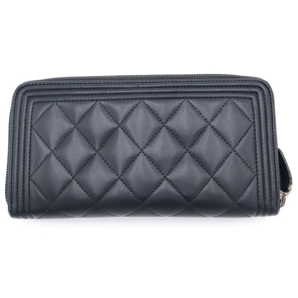 CHANEL (シャネル) ボーイシャネル ラウンドファスナー ロング