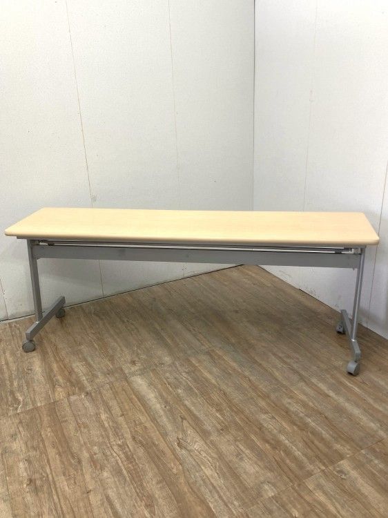 【中古品】 1800サイドスタックテーブル ナチュラル