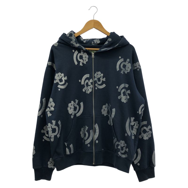 【中古】DENIM TEARS 24AW Bstroy Zip Hoodie サイズ L デニムティアーズ[24]