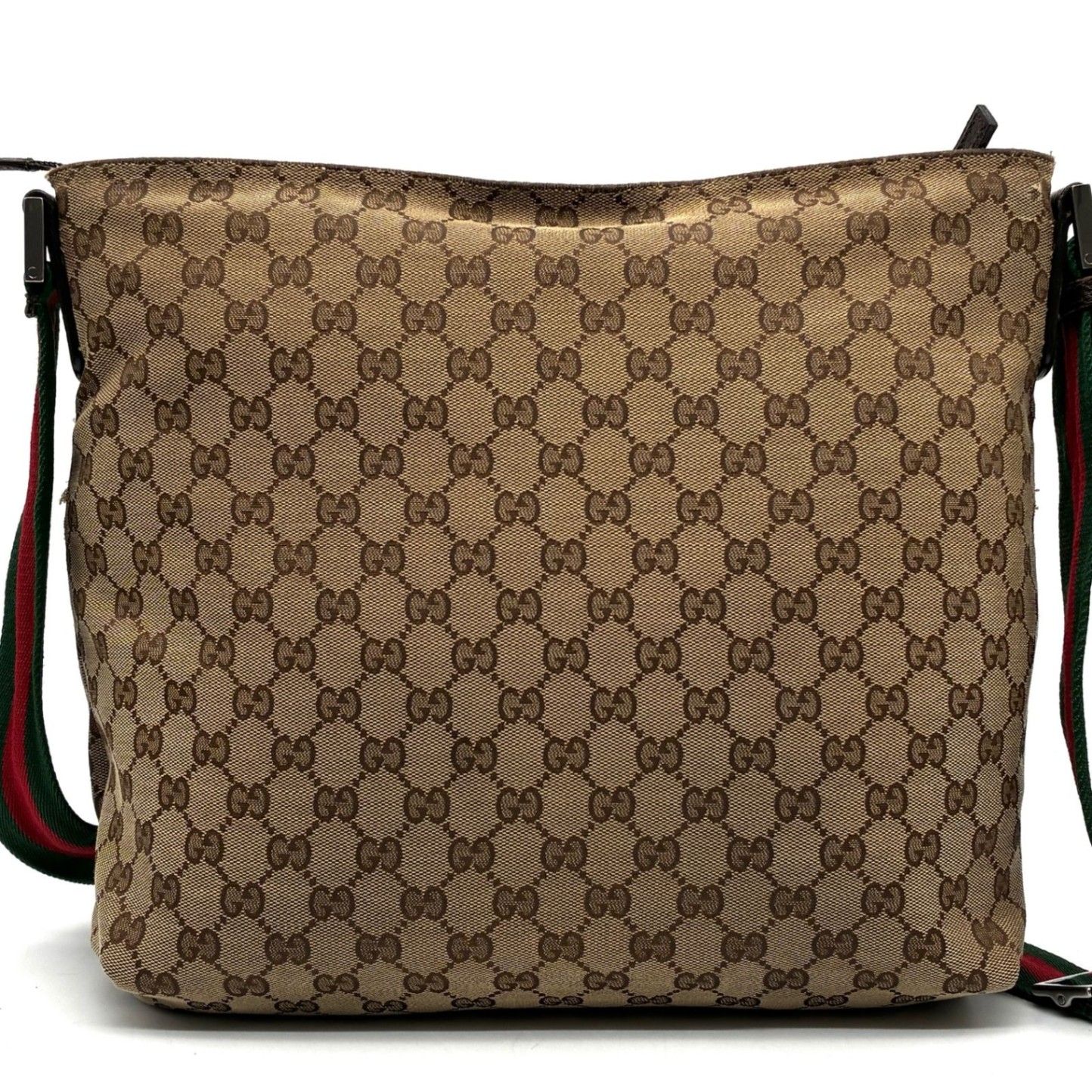 グッチ GUCCI GGキャンバス シェリーライン ショルダーバッグ ベージュ