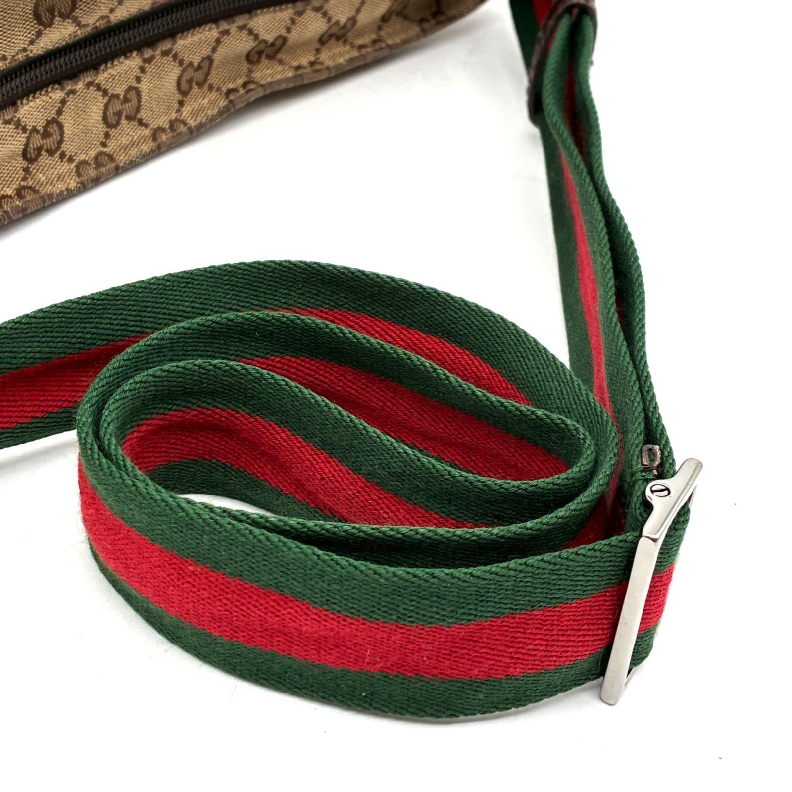 グッチ GUCCI GGキャンバス シェリーライン ショルダーバッグ ベージュ 