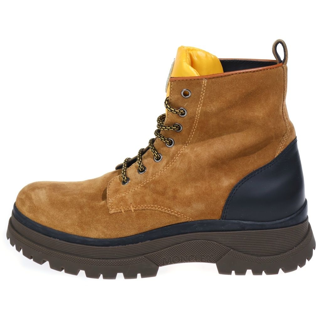 MONCLER (モンクレール) ULYSSE E209A1041100 ユリス スエードレザー ハイキングブーツ アンクルブーツ ベージュ
