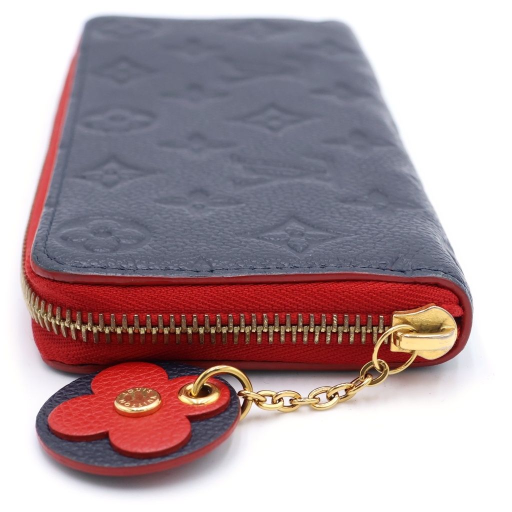 ルイヴィトン 長財布 ネイビー レッド マリーヌルージュ LOUIS VUITTON 