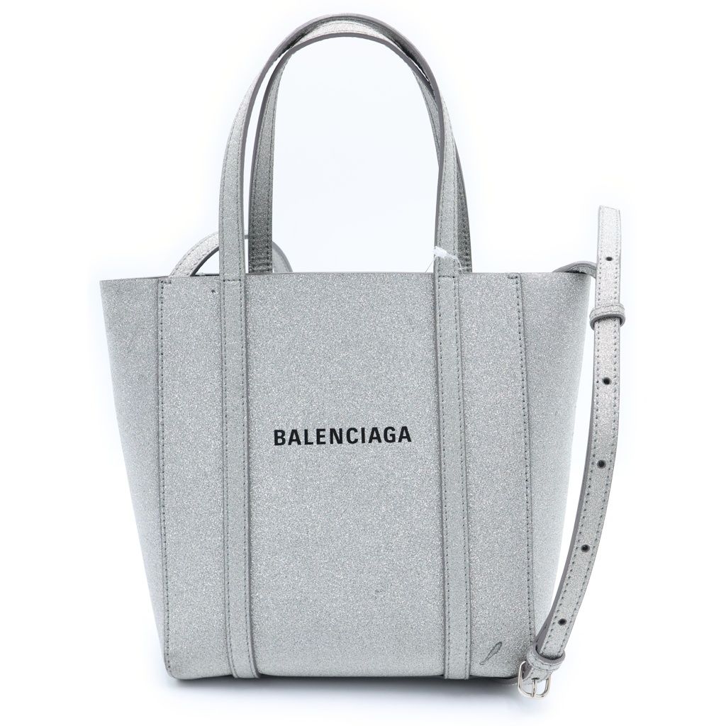 BALENCIAGA (バレンシアガ) エブリデイトートXS トートバッグ シルバー