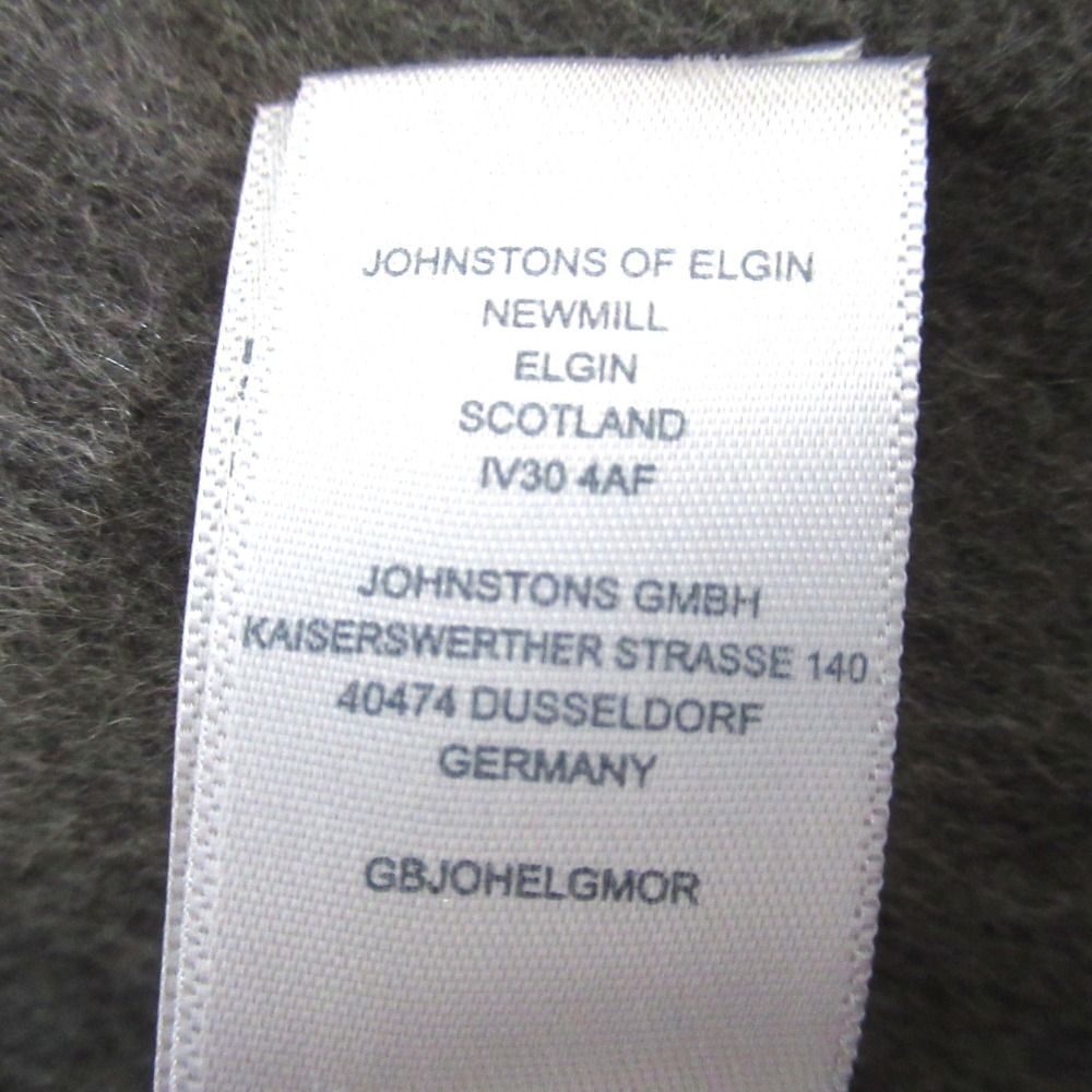 美品 Johnstons of Elgin ジョンストンズオブエルガン 現行タグ
