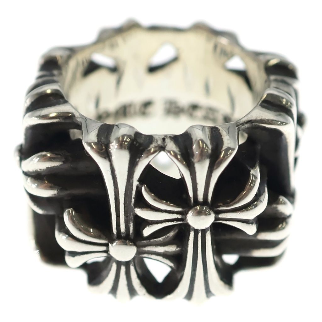 CHROME HEARTS (クロムハーツ) SQUARE CEMETERY スクエアセメタリークロス シルバーリング シルバー