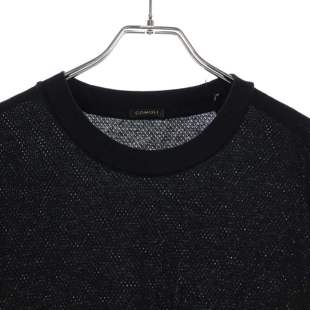 COMOLI (コモリ) 25SS Cotton Mesh Short コットン メッシュ クルー