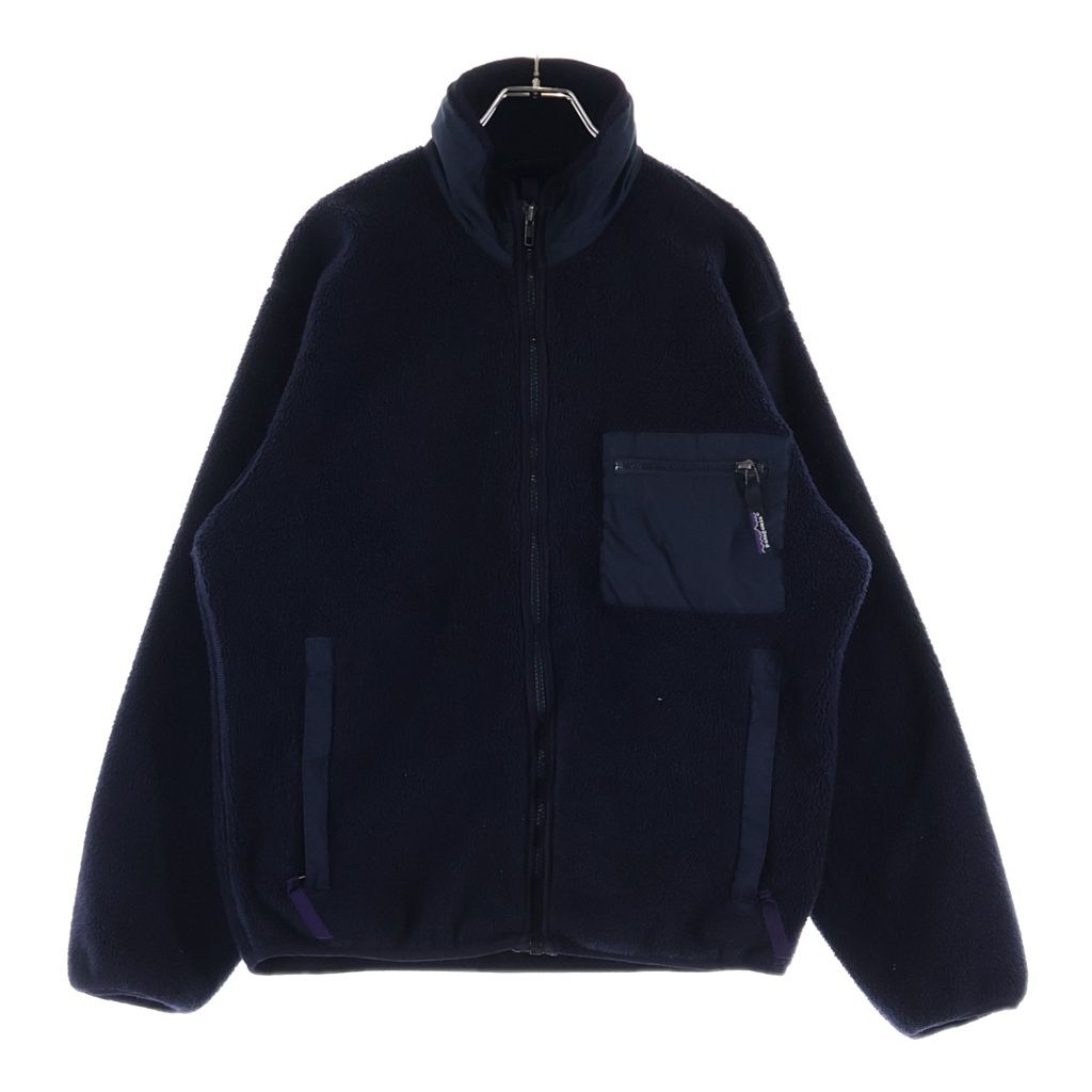 PATAGONIA (パタゴニア) 90s Retro-X レトロX ナイロン切替 フリースジャケット ネイビー