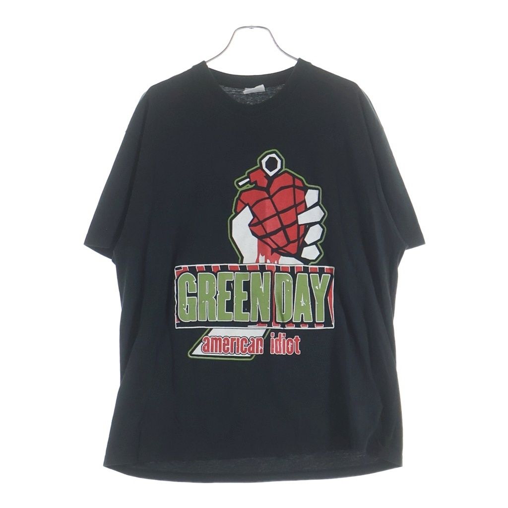 VINTAGE (ヴィンテージ) 00S VINTAGE GREEN DAY AMERICAN IDIOT ARENA TOUR 2005 ヴィンテージ グリーンデイ アメリカンイディオット 両面プリント クルーネック 半袖Tシャツ カットソー