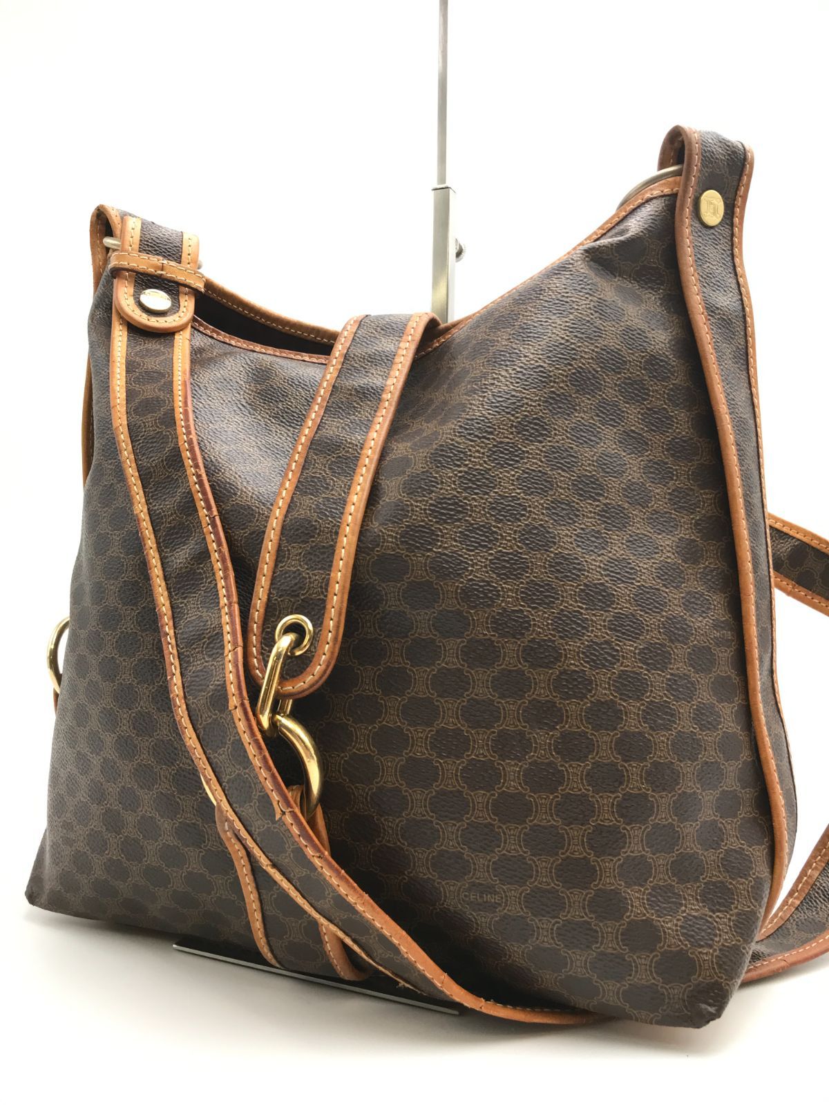 CELINE　セリーヌ　ショルダーバッグ　マカダム　ワンショルダー　ホーボー　クロスボディ　1633