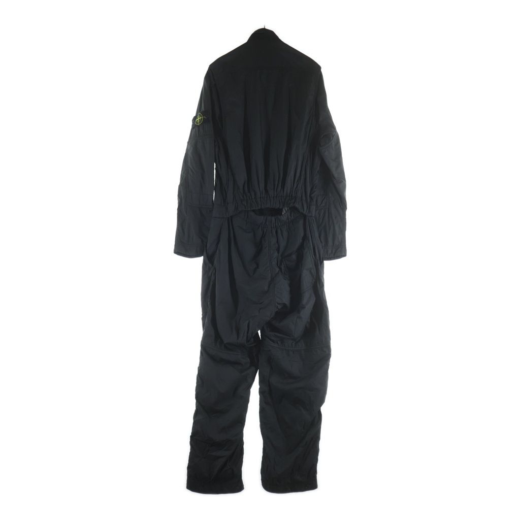 STONE  ストーンアイランド Long Sleave Overals 8115F0135 ロングスリーブ オーバル ジャンプスーツ ブラック STONE ISLAND (ストーンアイランド) Long Sleave Overals 8115F0135