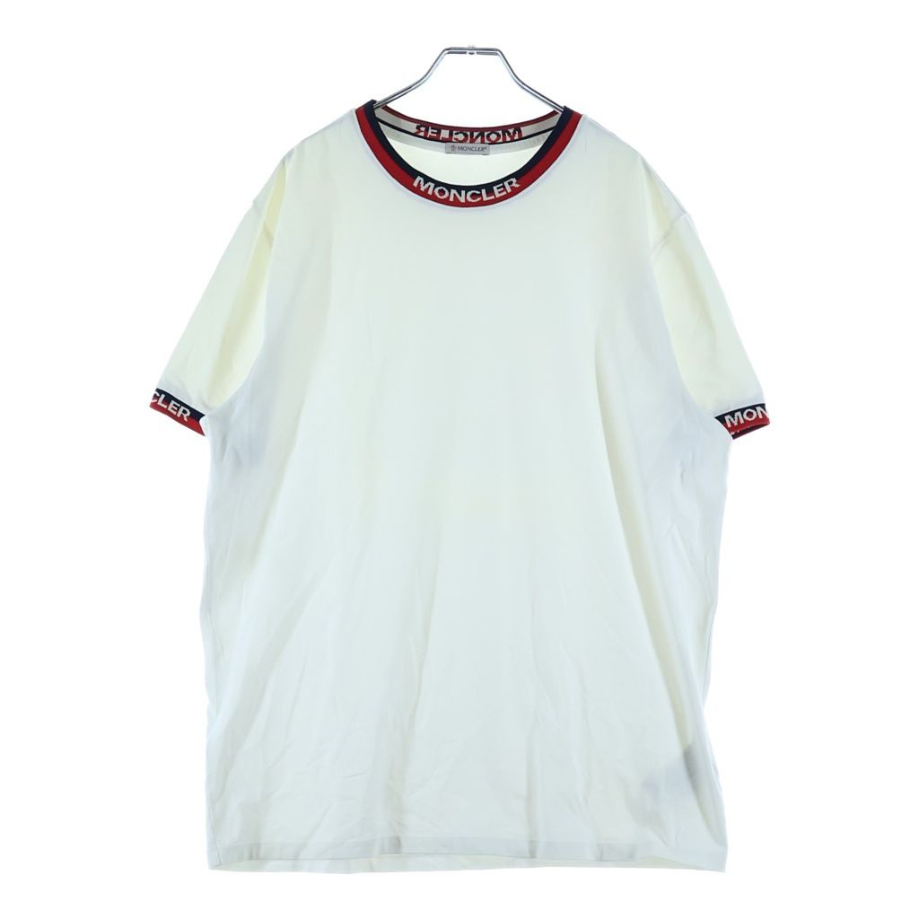 MONCLER (モンクレール) 19SS MAGLIA T-SHIRT マグリア Tシャツ カットソー ホワイト E10918000700 87296