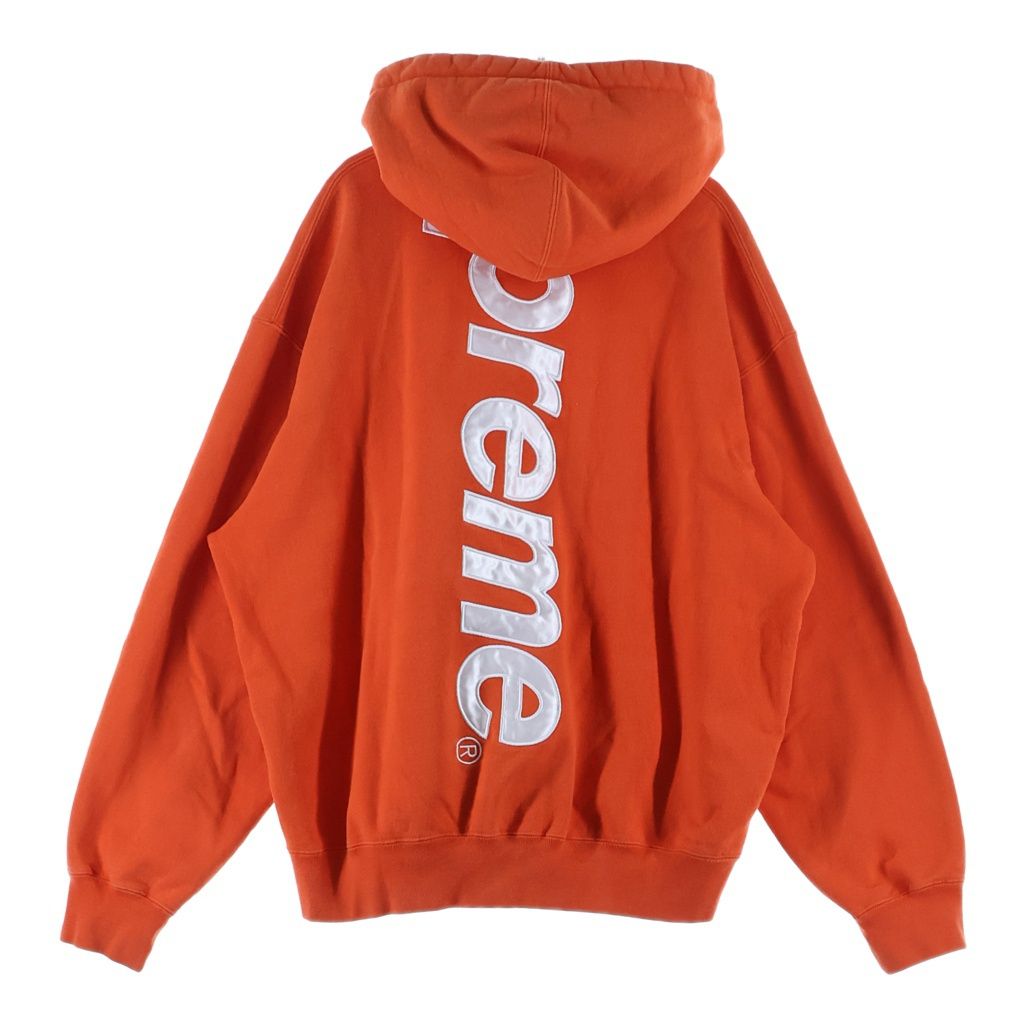 SUPREME (シュプリーム) 24AW Applique Hooded Sweatshirt アップリケフーデッドスウェットシャツパーカ- オレンジ