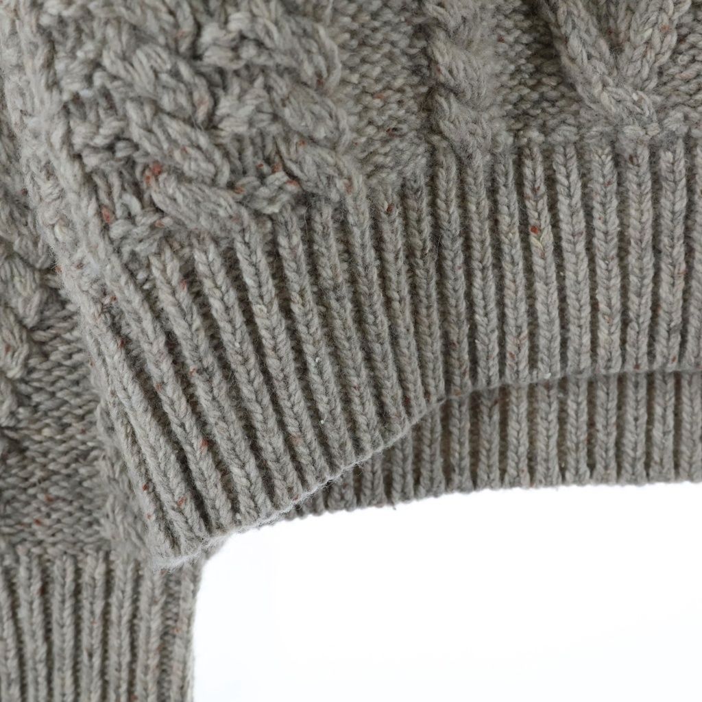 SUPREME (シュプリーム) 25AW Cable Hooded Sweater ケーブルニット