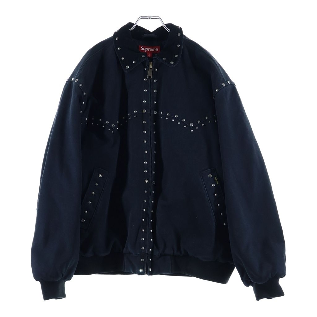 SUPREME (シュプリーム) 24AW ×B.B. Simon Studded Work Jacket Black ビービーサイモン スタッズ ワークジャケット ブラック 82,583円