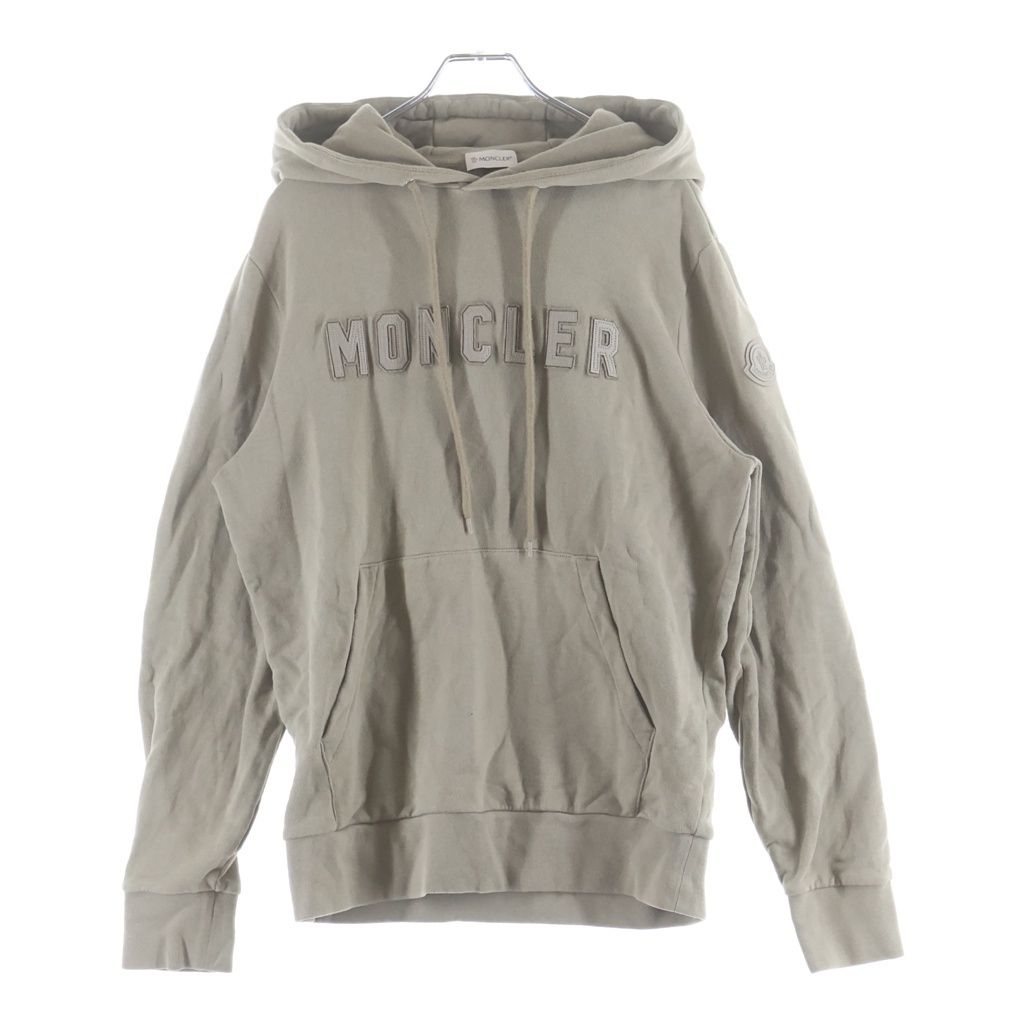 MONCLER (モンクレール) ロゴ レタープリント フーディー 長袖 プル