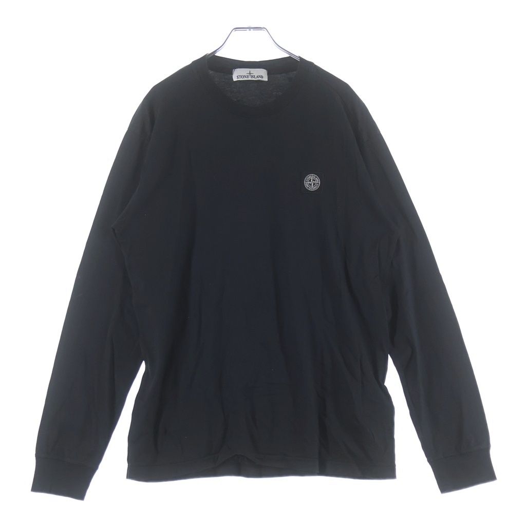 STONE ISLAND ブラック長袖カットソー 【公式通販】