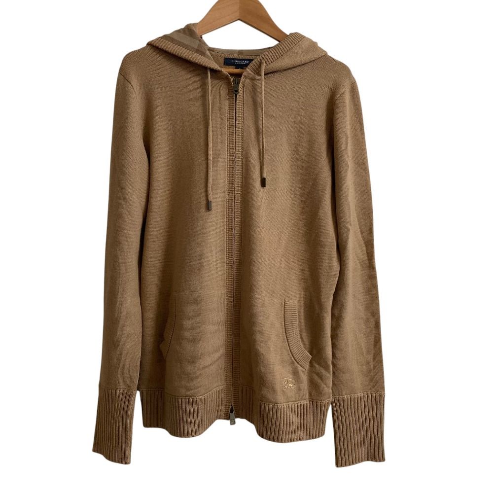 美品 BURBERRY LONDON バーバリーロンドン ニットジップパーカー