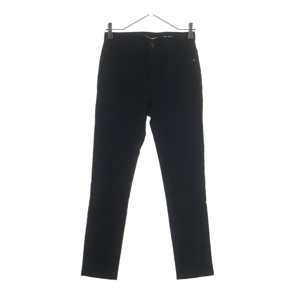 SAINT LAURENT PARIS (サンローランパリ) ゼブラ 総柄フロッキープリント スリム スキニー デニムパンツ ジーンズ ブラック 572336