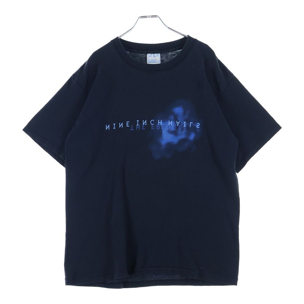 VINTAGE (ヴィンテージ) NINE INCH NAILS THE FRAGILE ナインインチネイルズ 両面プリント 半袖Tシャツ カットソー ブラック/ブルー