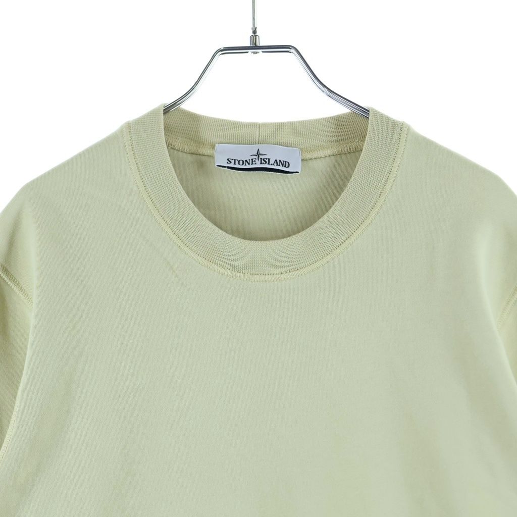メンズ STONE ISLAND (ストーンアイランド) ロゴパッチ クルーネック