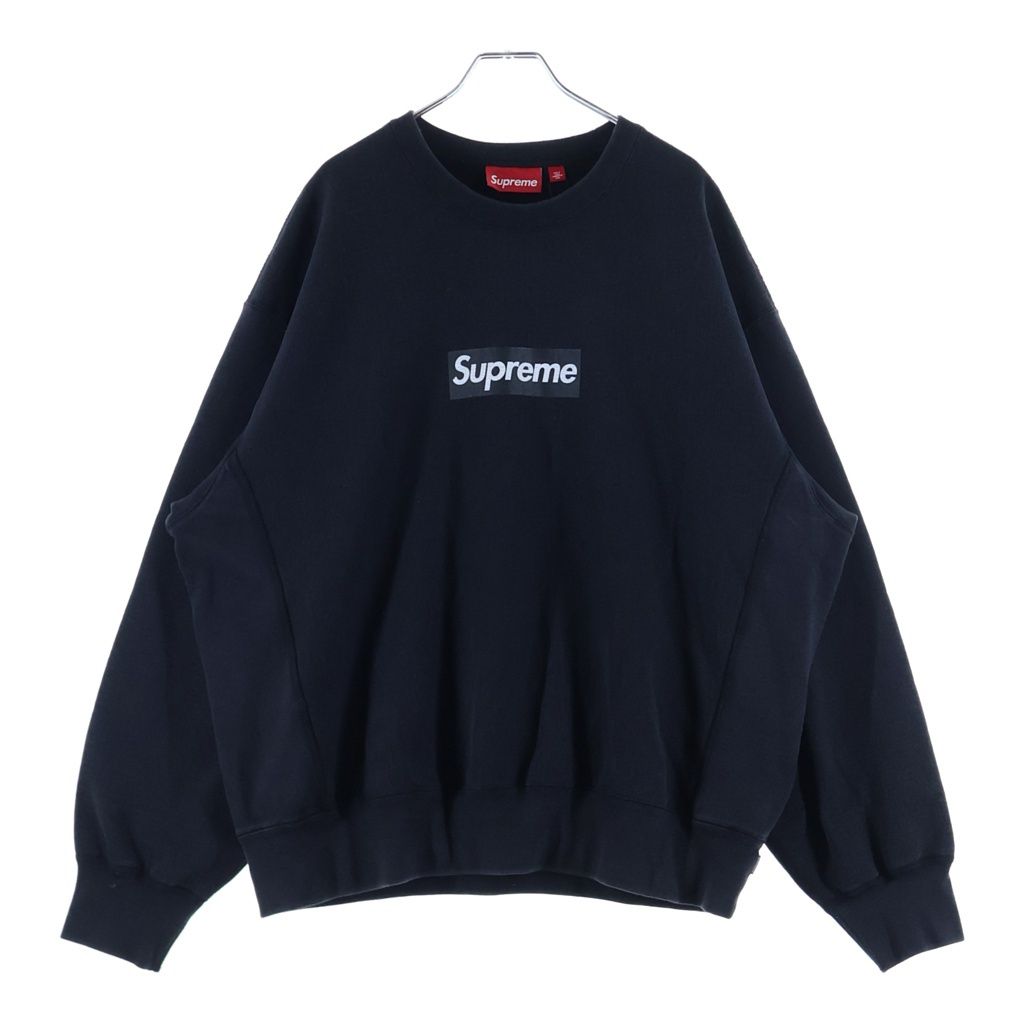 SUPREME (シュプリーム) 25SS Washed Box Logo Crewneck ウォッシュド加工 ボックスロゴ クルーネックスウェットトレーナー ブラック 25,697円