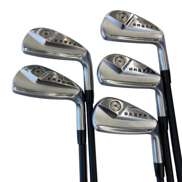 【中古】 ダイワ(グローブライド) ONOFF FORGED(2024) KURO 5S アイアンセット IR リシャフト (フレックスその他) メンズ 男性用 右利き 右用 Cランク ゴルフクラブ