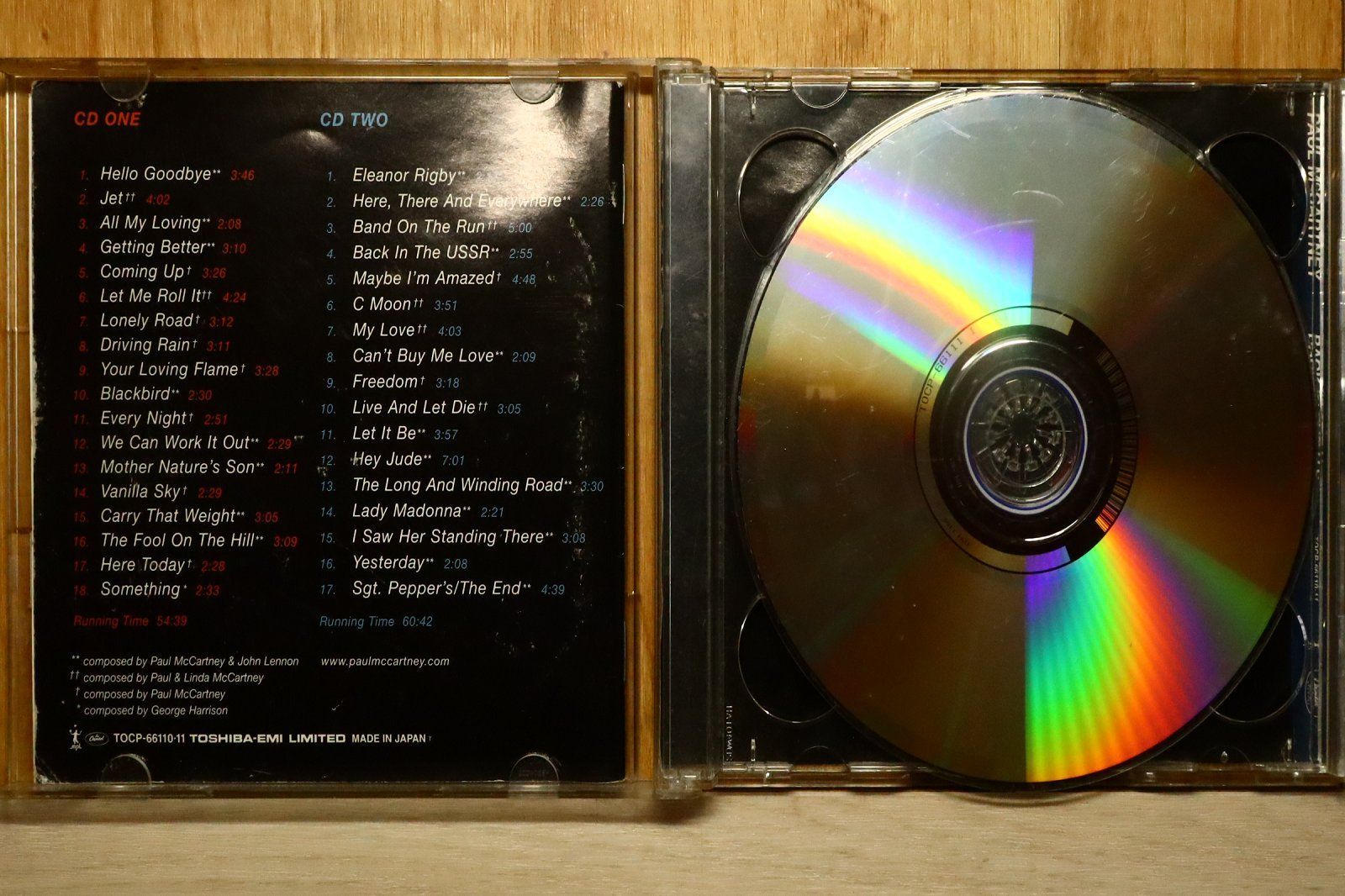 国内盤CD☆ポール・マッカートニー/Paul McCartney□ バック・イン・ザ
