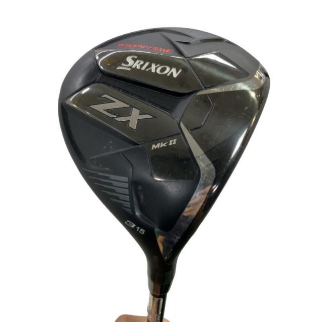 【中古】 ダンロップ SRIXON ZX Mk II 3W フェアウェイウッド FW 純正特注シャフト (フレックスS) メンズ 男性用 右利き 右用 Cランク ゴルフクラブ