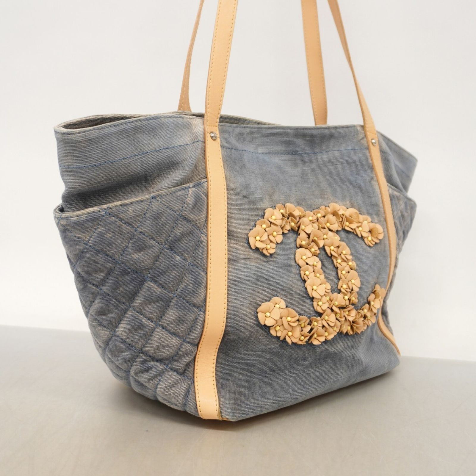 シャネル(Chanel) シャネル トートバッグ クルーズライン デニム 