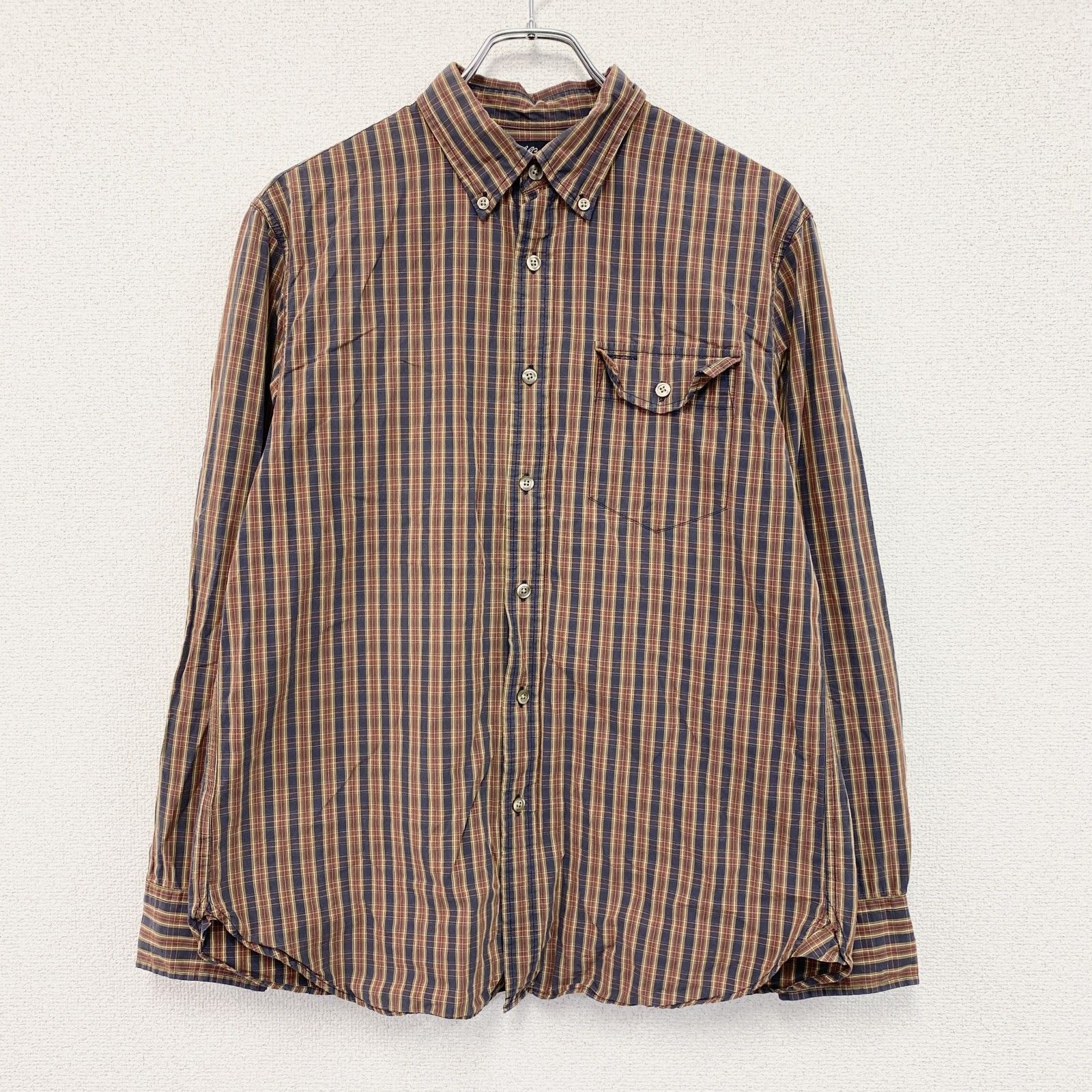 L.L.Bean エルエルビーン 長袖ボタンダウンシャツ チェック柄 マルチ 
