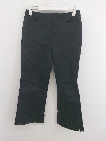 ◇ UNITED ARROWS ユナイテッドアローズ フレア パンツ サイズ38 ブラック レディース P 【1209220003788】