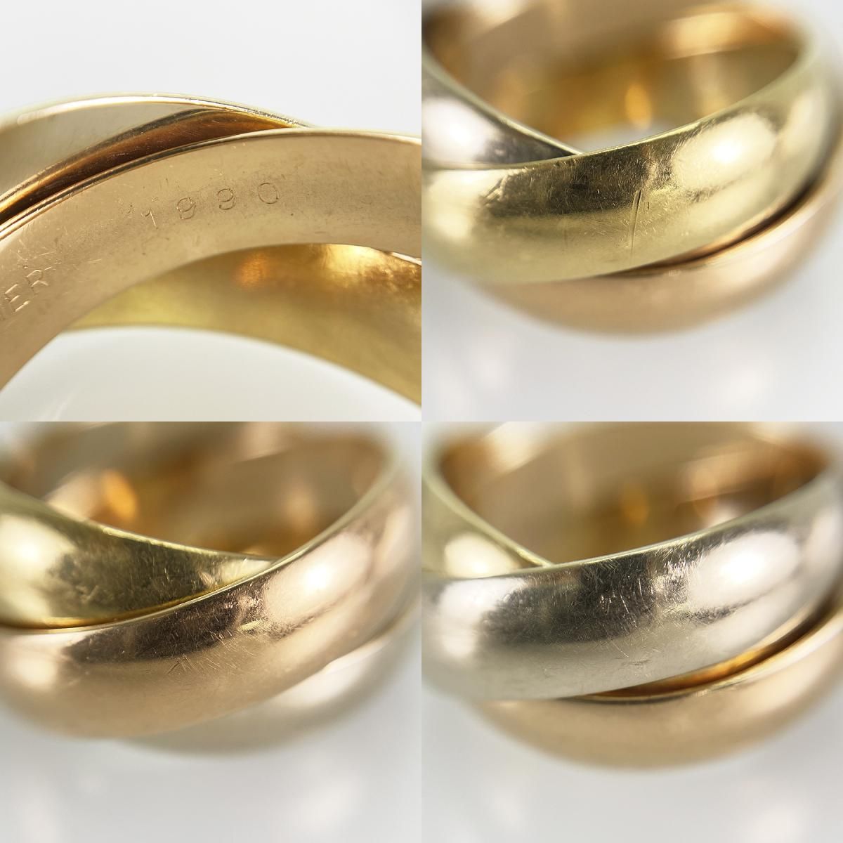 カルティエ Cartier トリニティ LM K18YG 15号(55) リング sss【中古