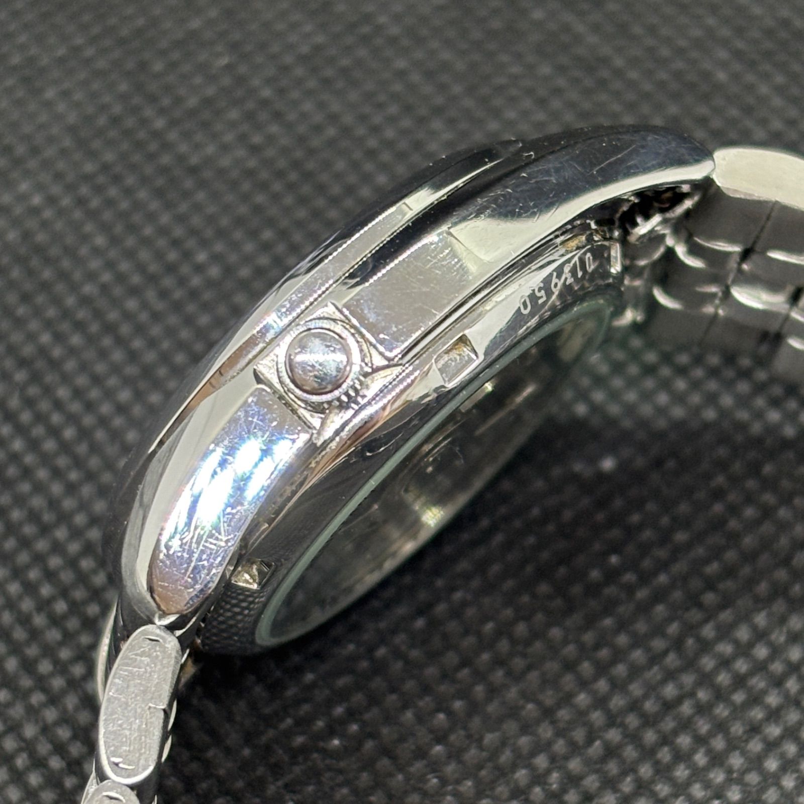 美品SEIKO5 21石裏蓋スケルトンデイデイト7S26-01V0 自動巻