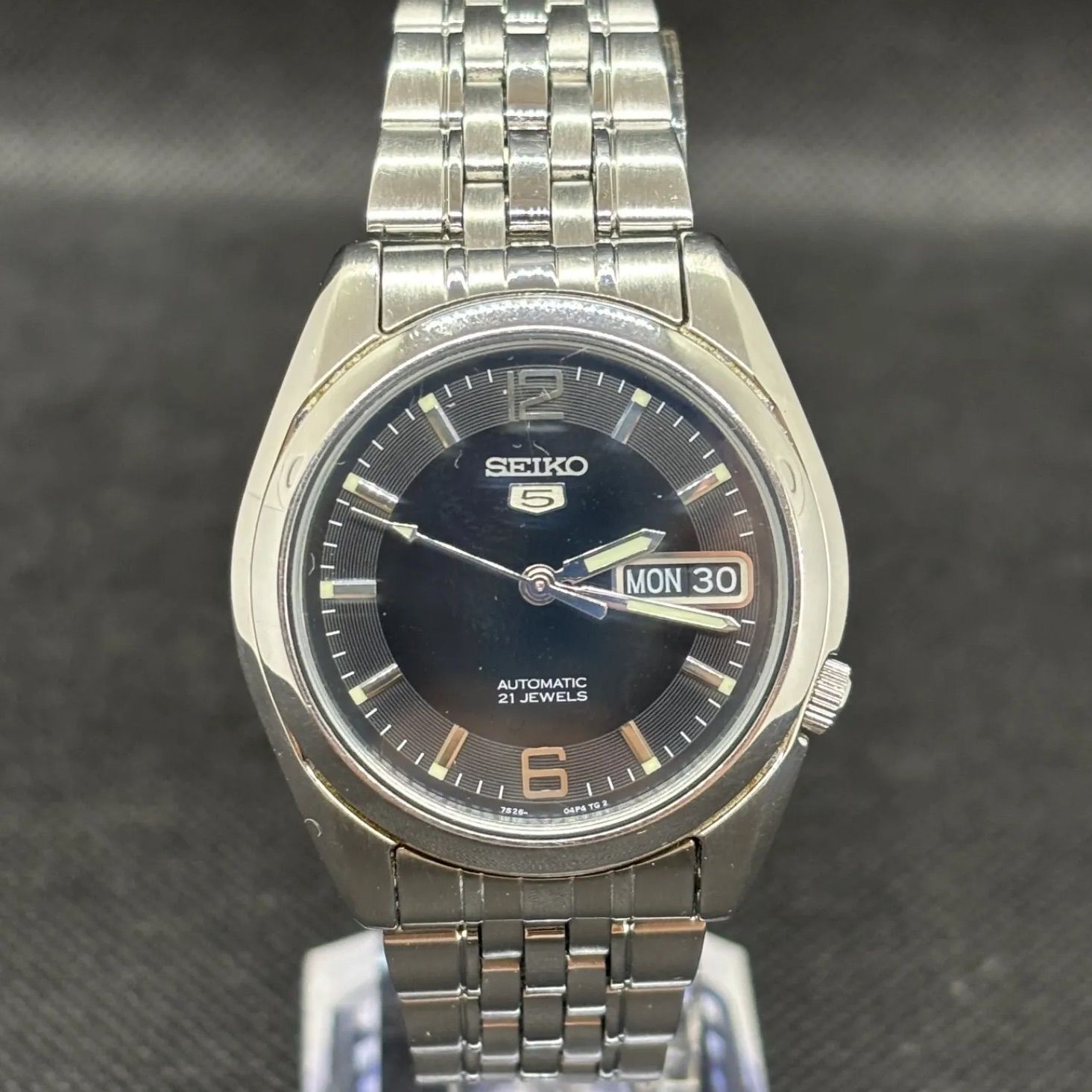 稼働品・簡易清掃済み】SEIKO 5 セイコーファイブ 自動巻き 21石 